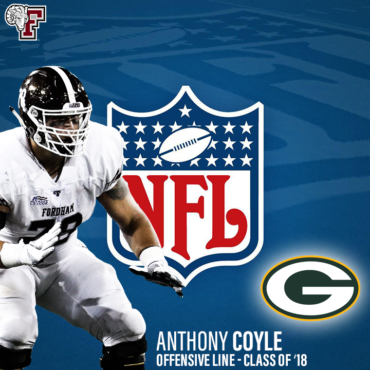 FORDHAMFOOTBALL's tweet photo. Good luck to our league leading 4⃣ NFL players as they get rolling with training camp! #RoseHilltotheNFL #RAMILY https://t.co/FMcAEjcSyG