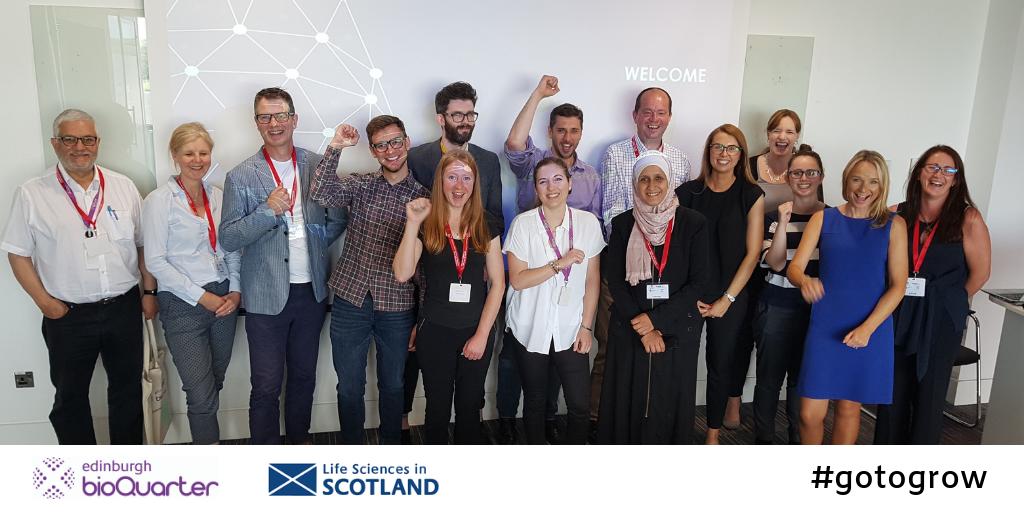 EdinburghBQ's tweet photo. Hands up who enjoyed the first @LifeSciScot #gotogrow session this morning at #BioQuarter? Fantastic turnout and great insights from our life sciences marketing gurus, @MackayAlix and @sarahscott_1105. https://t.co/Q1x0iLpppb
