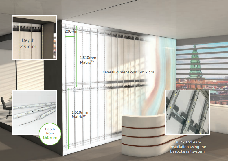 brightgreentech's tweet photo. Bright Green Matrix is a modular, linear LED system that’s suitable for projects that have depth. The more depth  available behind the surface, the greater the distance you can leave between the LEDs, making it more economical on cost and power. #Howto https://t.co/32Nq4Z3NME https://t.co/UGNytat8xu