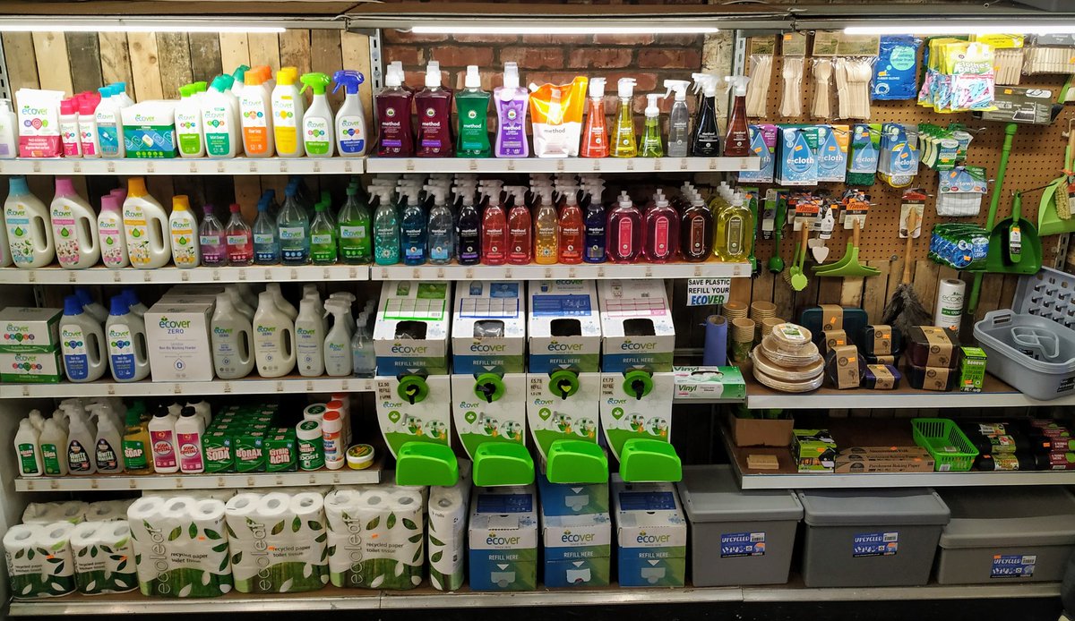 Our new bigger and better 'eco street' 
<a href="/ecoveruk/">ECOVER UK</a> <a href="/methoduk/">method products UK</a> <a href="/DriPak/">Dri-Pak</a> 
#ecofriendly #theheatons 
#shoplocal