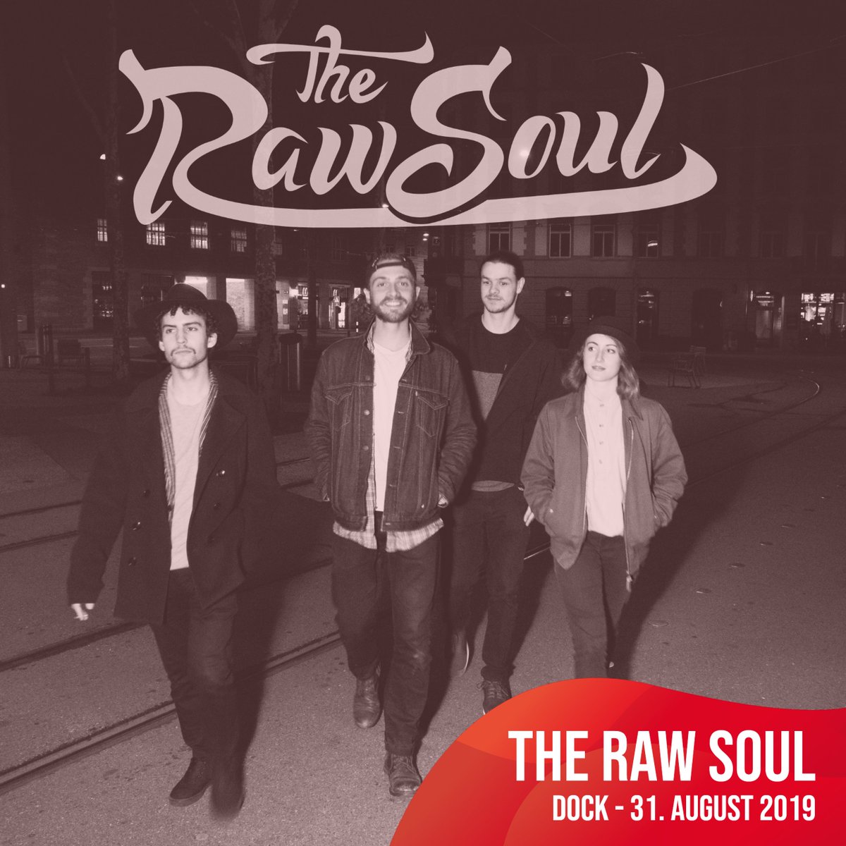 Aufgenommen in den Schweizer Bergen, bringen The Raw Soul mit ihrer neuen EP "Raw But Well Done" und ihrer Mischung aus Soul, Blues und folkigem Indie eine neue, frische Brise in die Schweizer Musikszene...

Am Samstag, 31.08.2019 im Dock. Yeah! 🍻