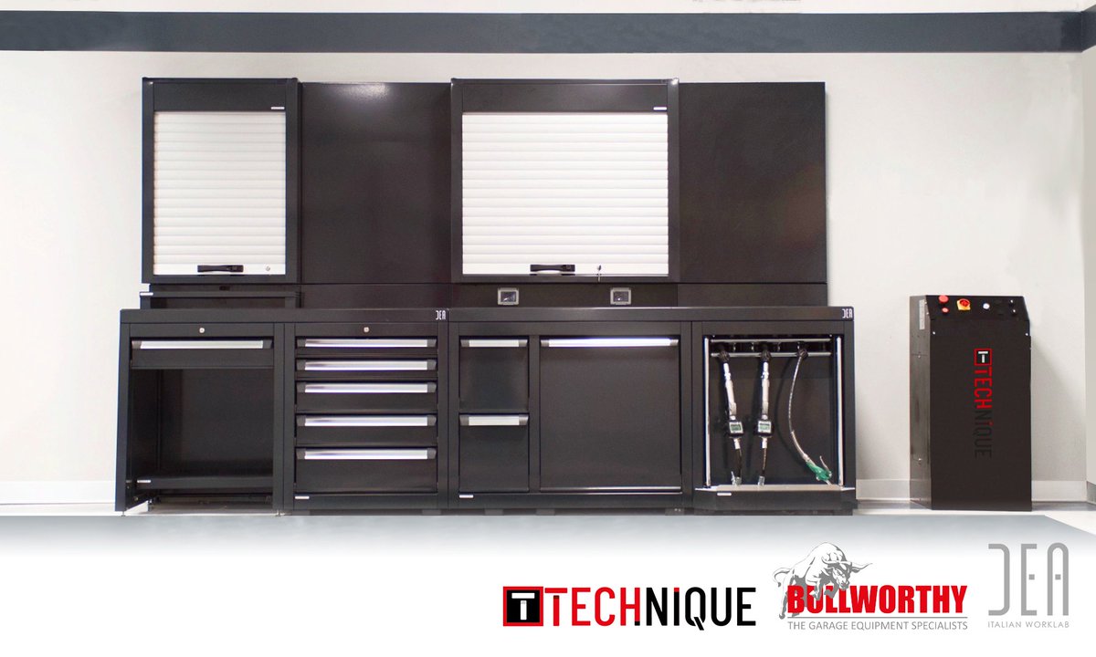 TRBullworthy's tweet image. Clean, efficient, and stunning workspace design. That&apos;s what DEA WorkLab do best! #WorkshopWednesday #workshopdesign #workshopcabinets #workshopfurniture #workshopequipment #garageequipment