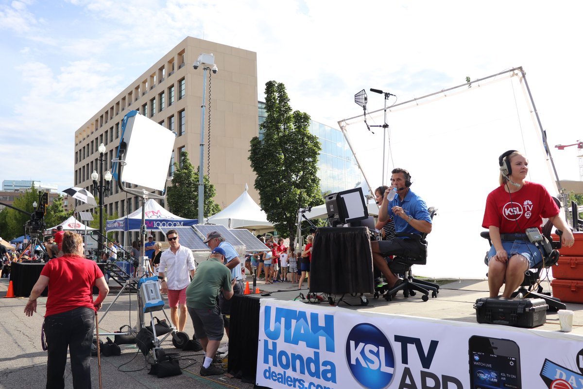 the_leonardo's tweet photo. The Leonardo is home of @KSLcom βs Days of 47 broadcast! Enjoy the parade everyone! #pioneerday #daysof47parade https://t.co/bR08OGEidw