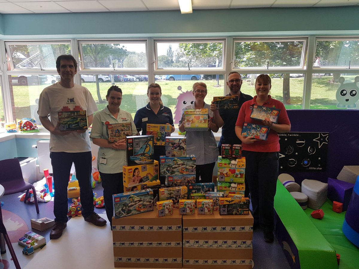 NationalTramway's tweet photo. Many thanks to our partners for our #BuildinBricks Event, @fairybricks , who called into Nightingale Ward at #ChesterfieldRoyalHospital, to donate some #LEGO® bricks for the children. Spreading the LEGO® bricks love this week! https://t.co/W3oJVAdlUr