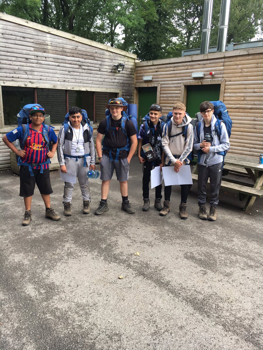 Day 1 of our Y9’s DofE Bronze Award qualifying expedition! #DofE #Teamwork #Resilience #Camplife #Hathershaw2019