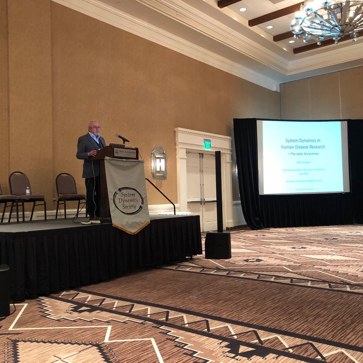 monica_detuya's tweet photo. Using system dynamics to understand and treat diseases attacking human body systems...wow! A mind-blowing plenary today at #ISDC19 https://t.co/yXztNfUZij