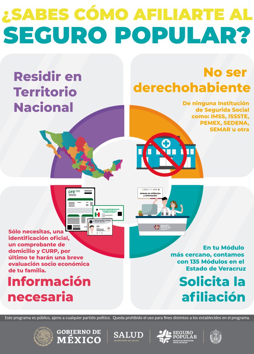 SegPopVeracruz's tweet photo. Necesitas 3 documentos para afiliarte:

🔸CURP
🔸IDENTIFICACIÓN OFICIAL
🔸COMPROBANTE DE DOMICILIO ( NO MAYOR A 90 DÍAS)
#Afiliación #SeguroPopular #Veracruz #Salud https://t.co/UFeZiIal3s