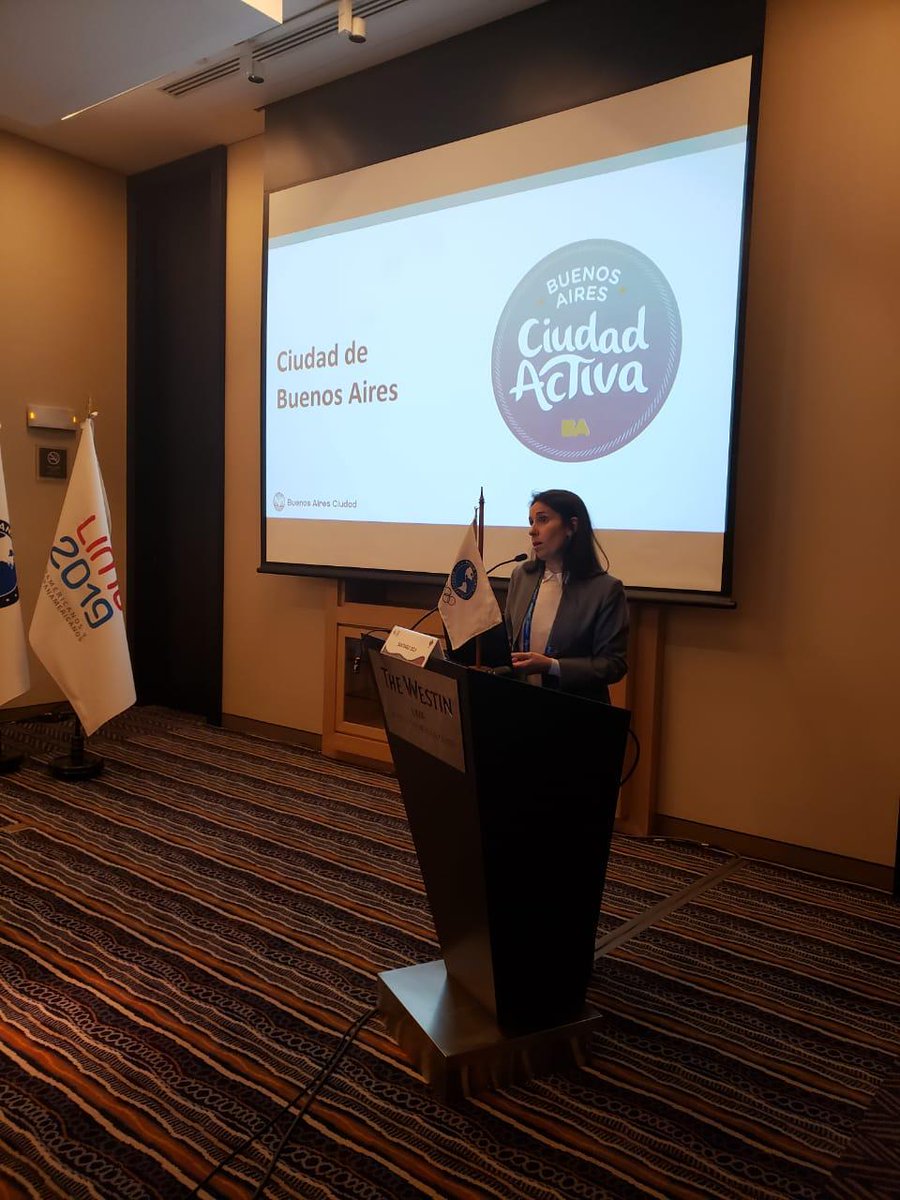 baciudadactiva's tweet photo. #BACiudadActiva fue presentada ante el Comité Ejecutivo de @PanamSports como parte del legado olímpico de @BuenosAires2018 en el marco de los Juegos Panamericanos @Lima2019Juegos con el fin de inspirar a otras ciudades a sumarse a la iniciativa internacional de #ActiveCities https://t.co/7SJpL1XyyO
