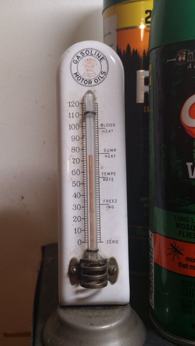 Random pic of my shop thermometer that came over yesterday This thermometer actually makes an appearance in my current WIP 