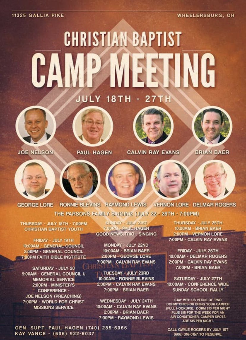 Peace_Valley_YC's tweet photo. Join us for the rest of camp meeting! https://t.co/rlDYhA6C9r