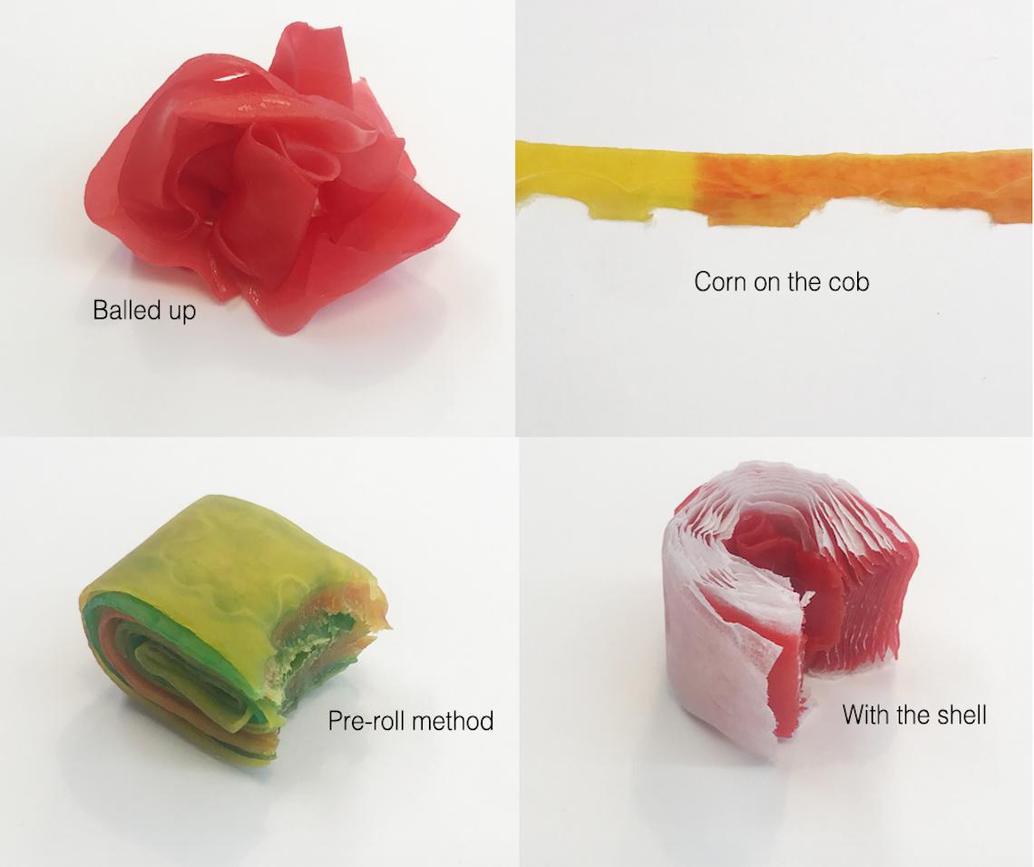 How to Eat a Fruit Roll Up?