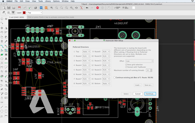 ADSKEAGLE's tweet image. Don&apos;t miss the live @ADSKEAGLE Autorouting webinar tomorrow 7/25 at 2PM EDT! ow.ly/cIlh50vak4J #PCBDesign #PCBRouting