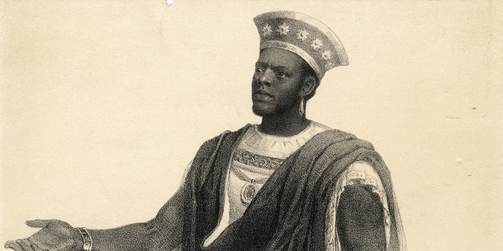 Portrait of Ira Aldridge as Othello. Folger ART File A365.5 no.4. 