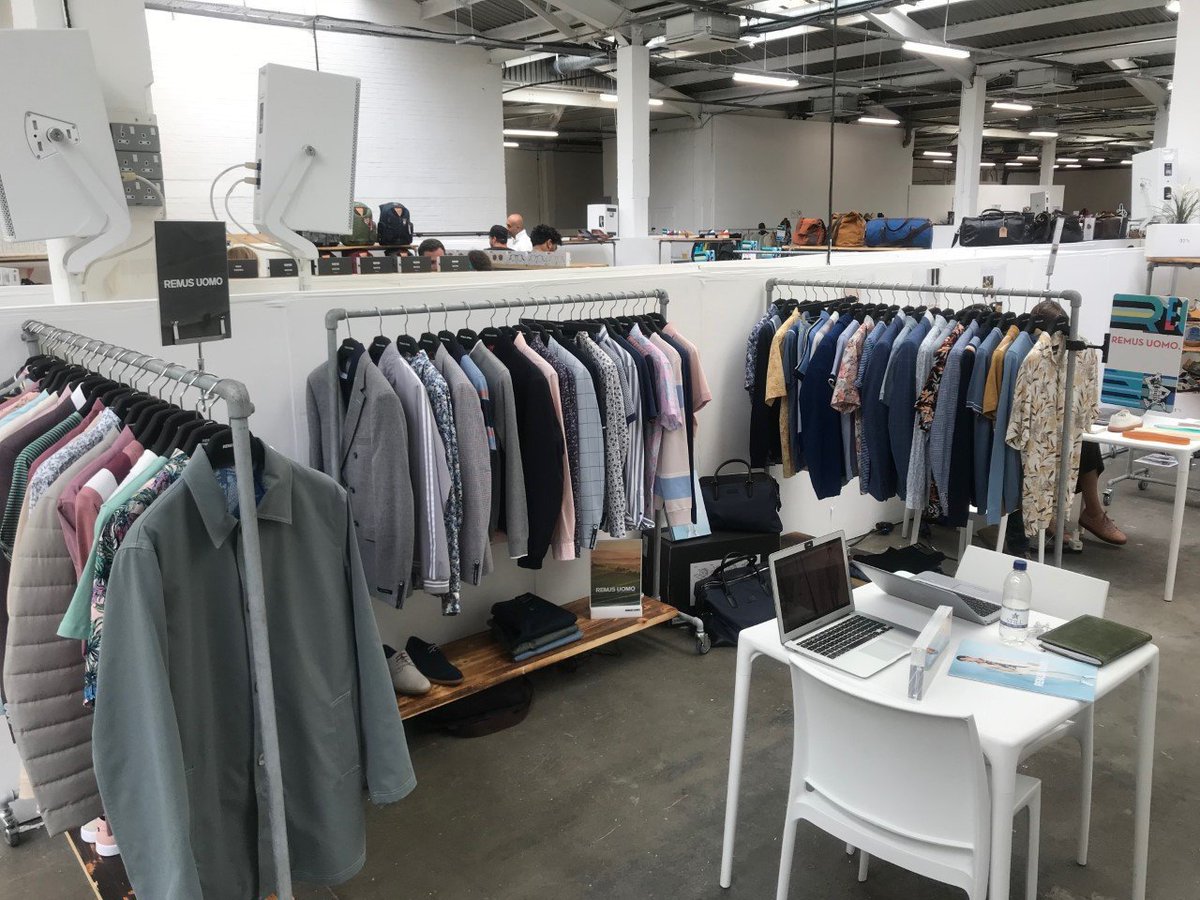 FabricPR's tweet image. Remus Uomo @remusuomo at @JacketReqd showing today and tomorrow! 🧥 #JacketRequired #TradeShow #SS20 #Fashion