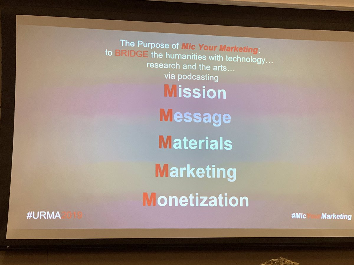 CyFairEd's tweet image. I’m ready and energized to start a new podcast after listening to #micyourmarketing at #urma2019.
