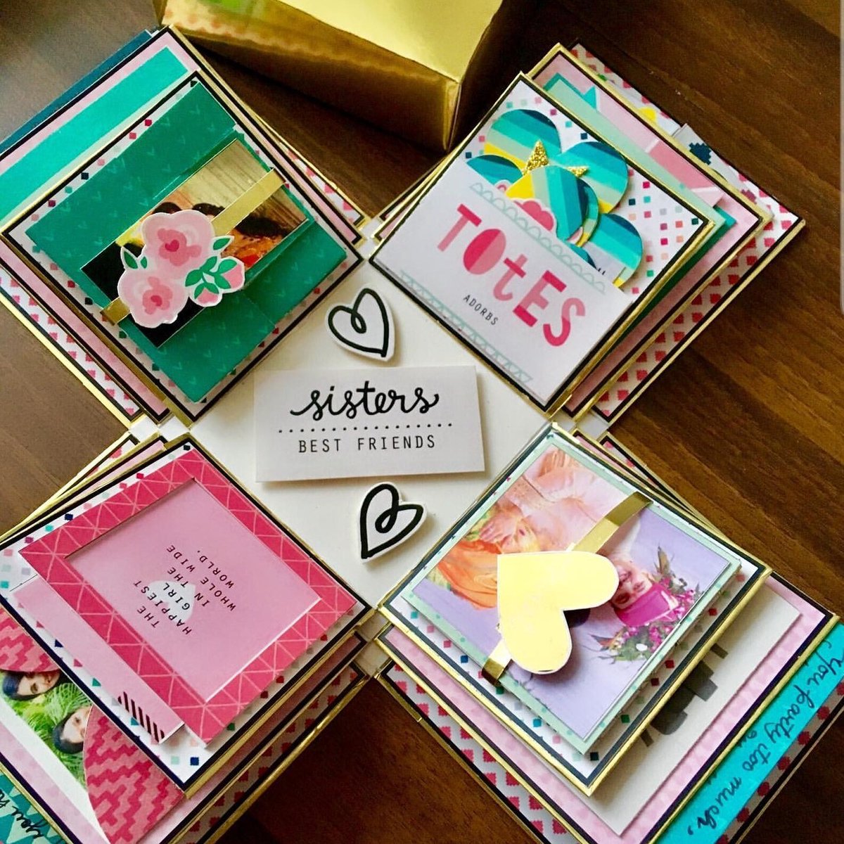 Vedanshi1502's tweet photo. An Explosion box with 25 Pictures and Messages, Just for your special one.. something special by Handmakers🎀
#IBS
#DIGITALMARKETING
#DMASSIGNMENT
#HANDMAKERS🎀 https://t.co/8sf3Ac87k3