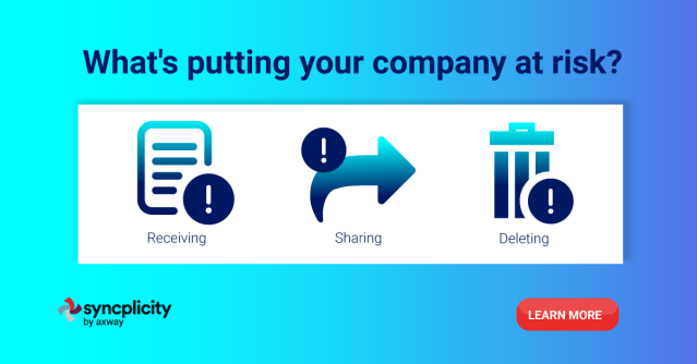 whitty210's tweet photo. Do you know what is putting your company at risk? Check out this infographic to learn more about the risks of unstructured data @syncplicity @axway https://t.co/mGv4iJDG0M https://t.co/2L4l0LAueJ