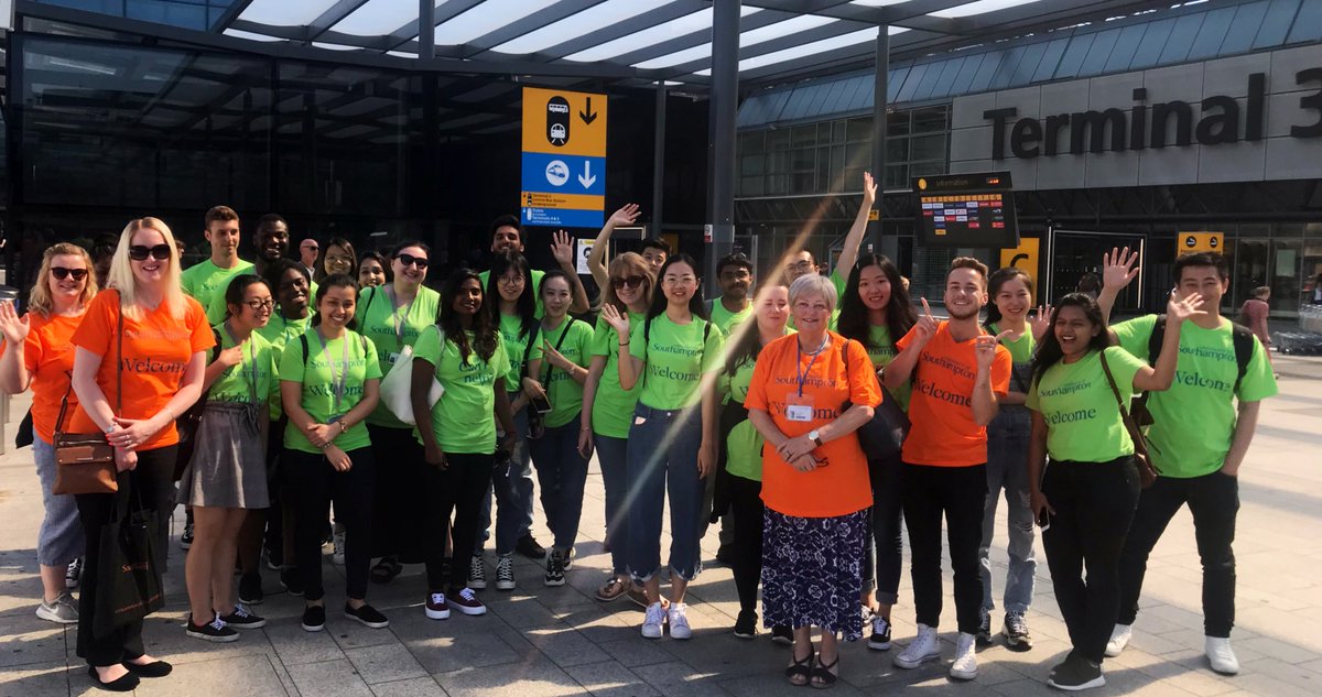 Another hot summery day at <a href="/HeathrowAirport/">Heathrow Airport</a> collecting hundreds of new <a href="/unisouthampton/">University of Southampton</a> students ☀️🇬🇧 Thanks to all our fabulous ambassadors and staff - without you, this enormous operation wouldn’t be possible! #OurSouthampton #WeAreInternational