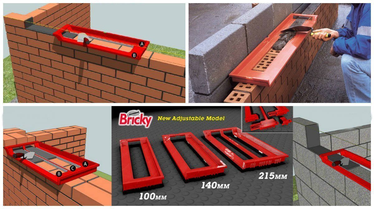 инструмент для укладки кирпича