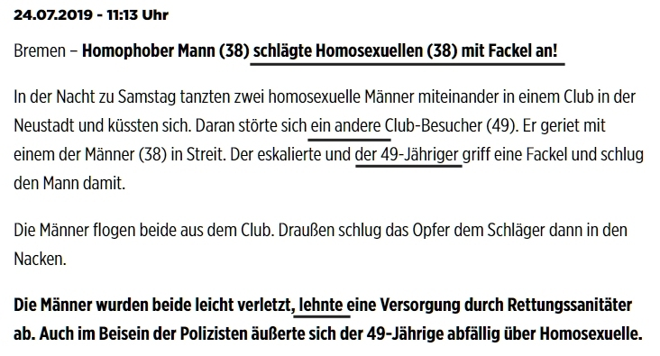 Mega_Peinlich's tweet photo. Er schlägte an @BILD !! 🤮🤮🤮
Den, der das geschrieben hat, sollte man auch .... , mindestens zu einem Deutschkurs überreden. https://t.co/IbQ70hpDjD