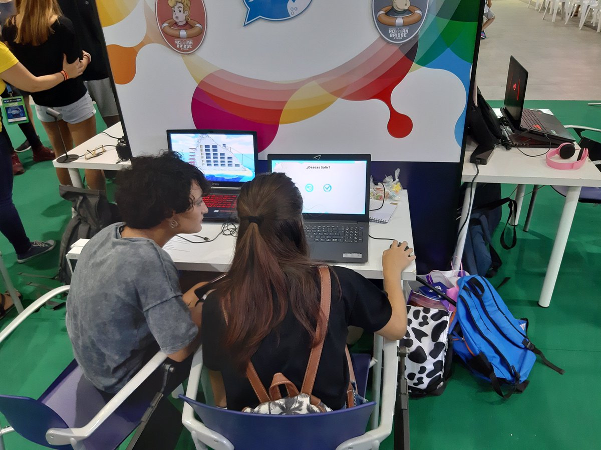 OpenFuture_And's tweet image. .@RomanBridgeSt, acelerada en #ElPatio, ha mostrado su propuesta en @Gamepolis_org, el festival anual más grande dedicado a la cultura e industria del #Videojuego. ¡Una gran experiencia para su crecimiento! 👏

#Gamepolis2K19 #SomosAOF @EconomiaAnd @Telefonica @imdeec