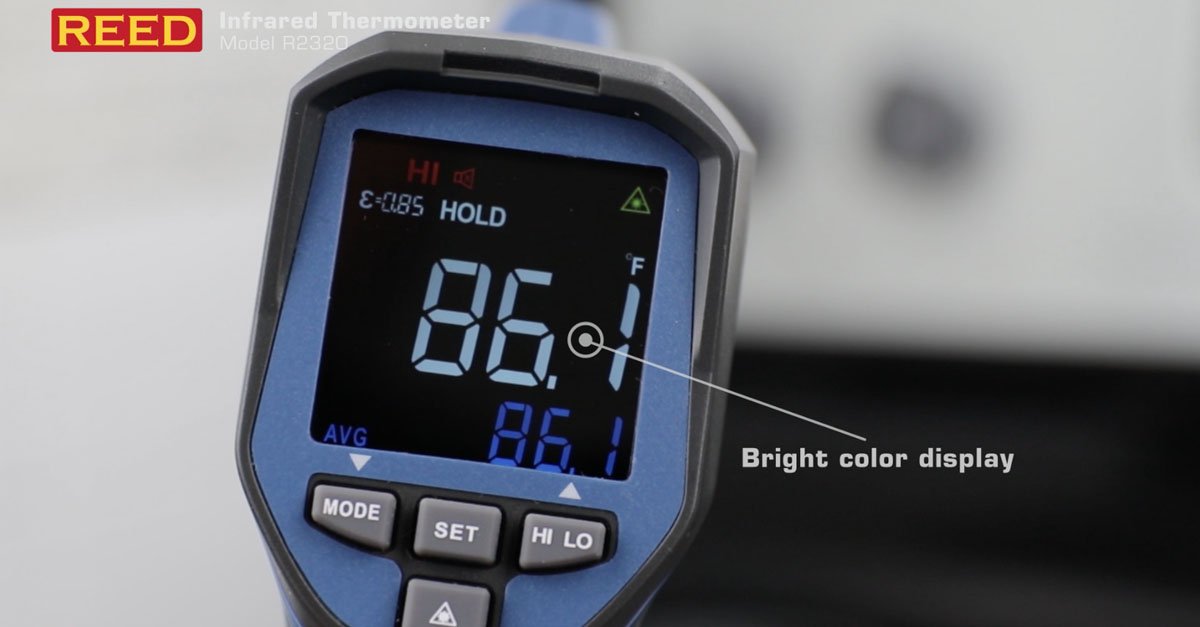 REEDInstruments's tweet photo. The new Professional Infrared Thermometer from REED allows for more accurate and repeatable measurements to meet the needs of industrial, electrical and HVAC/R professionals! https://t.co/53IdKrBc46 #REED #REEDInstruments #R2320 #thermometer #HVAC https://t.co/R2dGoQaPuN