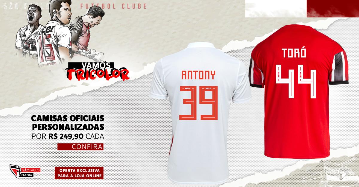 camisa sao paulo 2019 personalizada