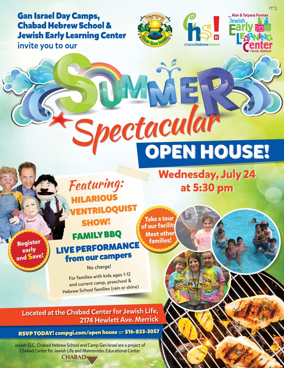 TONIGHT! #openhouse #preschool #hebrewschool #camp campgi.com/openhouse