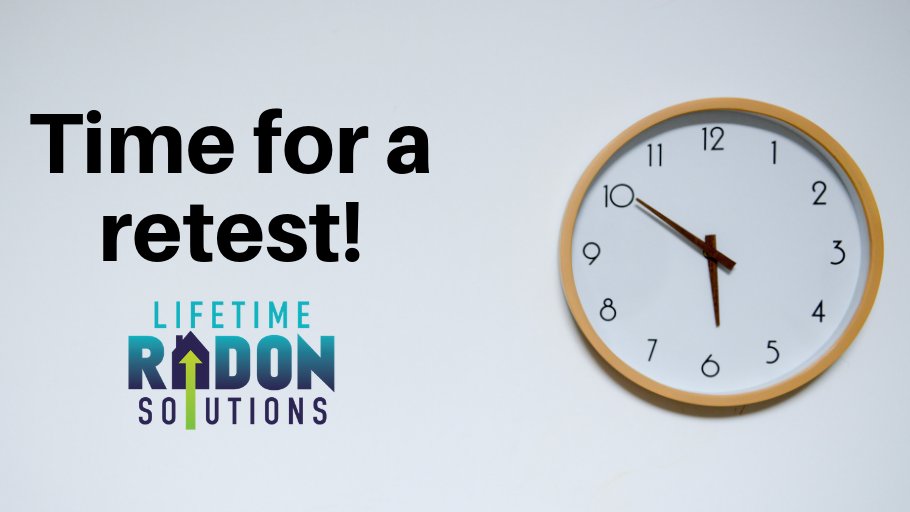 Haven't tested your home for radon in a while? The EPA recommends retesting your home for radon every two years, whether you have a mitigation system or not. Give us a call to set up a retest today!