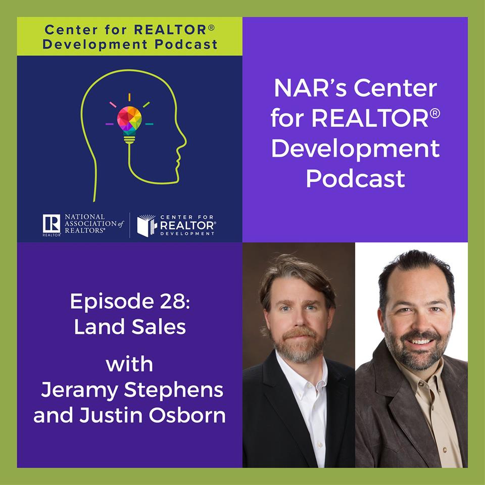 Realtors Land Inst. (@rliland) on Twitter photo Listen in to the latest Center for REALTOR® Development (<a href="/realtor_crd/">RealtorCRD</a>) podcast as RLI National President Jeramy Stephens, ALC, (<a href="/StephensJeramy/">Jeramy Stephens, ALC</a>) and RLI member Justin Osborn, ALC, share their land expertise! crdpodcast.com/?fbclid=IwAR0K… #realestate #land #landrealestate #realtor Listen in to the latest Center for REALTOR® Development (<a href="/realtor_crd/">RealtorCRD</a>) podcast as RLI National President Jeramy Stephens, ALC, (<a href="/StephensJeramy/">Jeramy Stephens, ALC</a>) and RLI member Justin Osborn, ALC, share their land expertise! crdpodcast.com/?fbclid=IwAR0K… #realestate #land #landrealestate #realtor