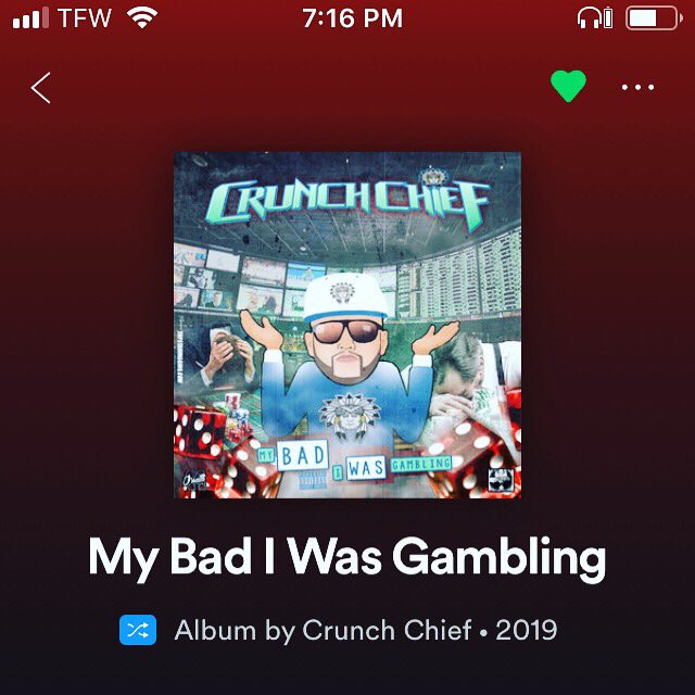CrunchChief419's tweet photo. #mybadiwasgambling #crunchchief #NewRelease #famlife #ovalli44 #spotify #AppleMusic #GooglePlay https://t.co/6X7yRKHvG9