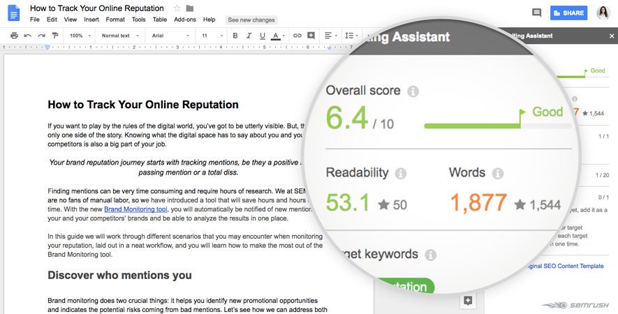 semrush's tweet photo. SEO Writing Assistant is an indispensable #content aid for copywriters ✍️Learn how to use this smart TEXTension to ensure your text is written in SEO-friendly style ➡️(link: https://t.co/k6cGkl1y7D) https://t.co/k6cGkl1y7D via 
@squarehappiness https://t.co/dccDgF1WjF
