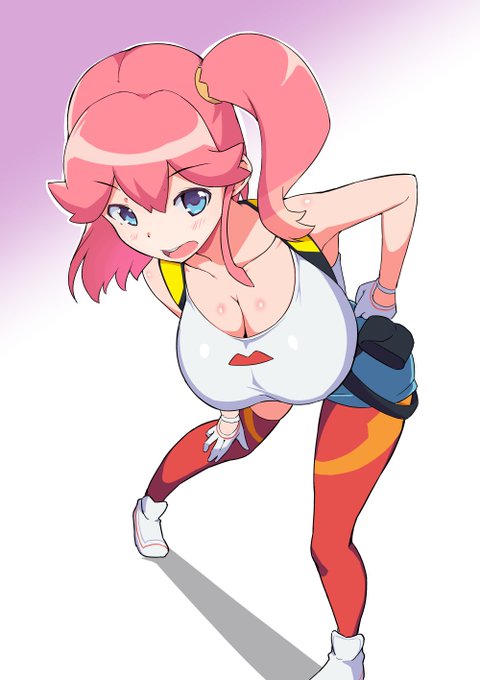 プロメア観に行きました とりあえずアイナを一枚 #プロメア 