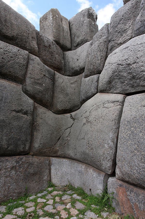 We’ll shift now to stonework found in Peru. These will be from a few different sites. Notice how tightly these stones lock together with no mortar. So close you cannot fit a razor blade between them.