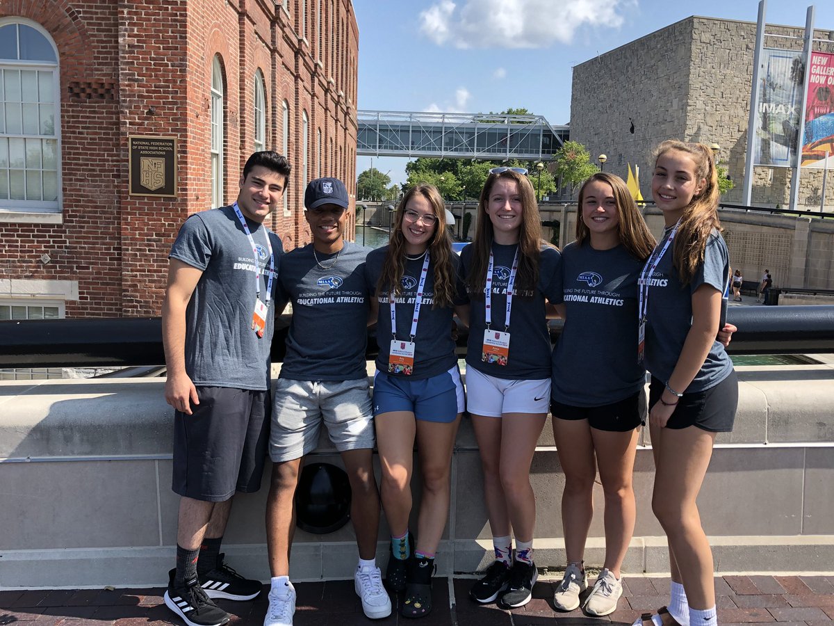 Our MA delegates visited the <a href="/NFHS_Org/">NFHS</a> building today! #NSLS19
