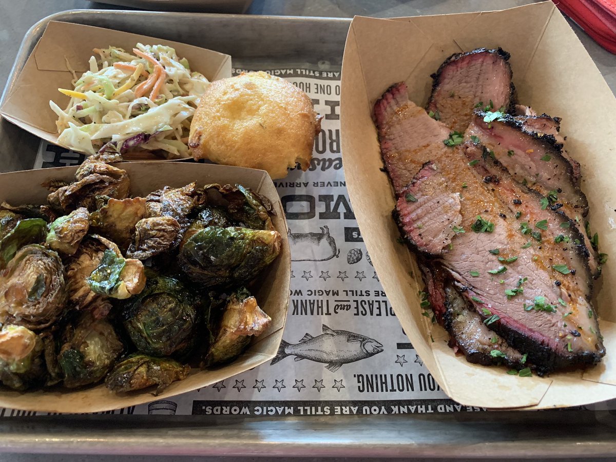DisDreamGirls's tweet photo. Back again! The brisket is amazing and the Brussel sprouts are worth the trip alone! Thanks @ThePolitePig I’m so glad we gave you a second go! #disneysprings #wdw #politepig #bbqorlando #disneyfood #wdwfood #disneydreamgirls #disneyfoodie #disney https://t.co/pRL7WHSkGO