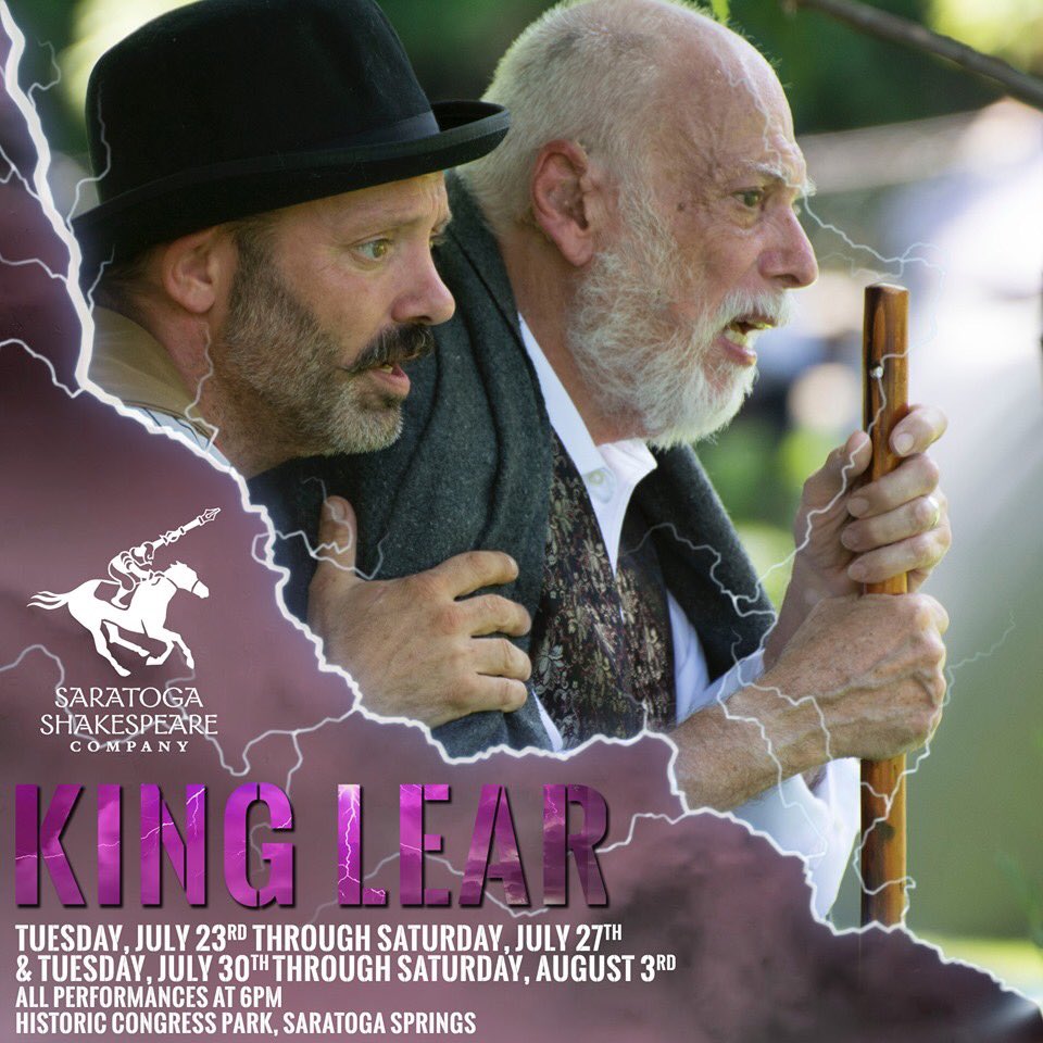We had a fantastic opening last night and tonight looks even better!!! Get out to see Saratoga Shakespeare Company's KING LEAR, Tuesday - Saturday @ 6PM, and running through August 3rd.
#saratogashakes
#saratogashakespeare
#summerinsaratoga
#shakespeareintheparks
