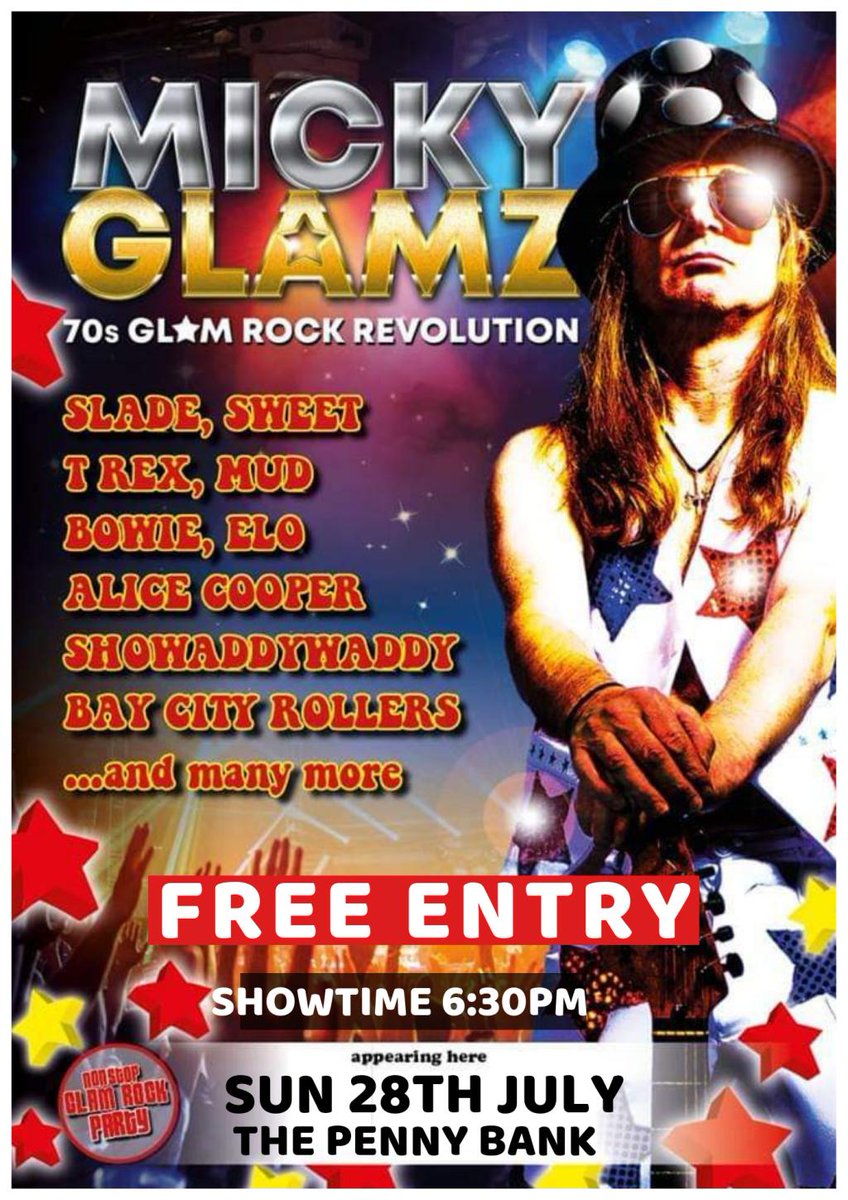 ScunthorpeNight's tweet photo. Glam Rock Revolution // Free Entry https://t.co/fNmSYGqifG https://t.co/bSvUkyu6RJ