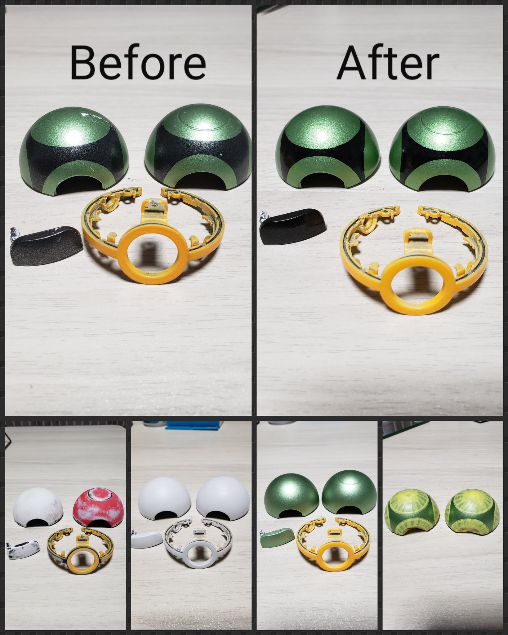 ぱんくん Com キズがめだってきてたので 友人のダークボールをリフィニッシュしました ポケモンgo モンスターボールplus モンスターボールプラス モンスターボールコレクション