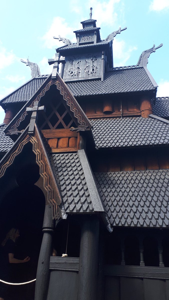 Gol stave church reconstructed at Folkmuseum #Oslo