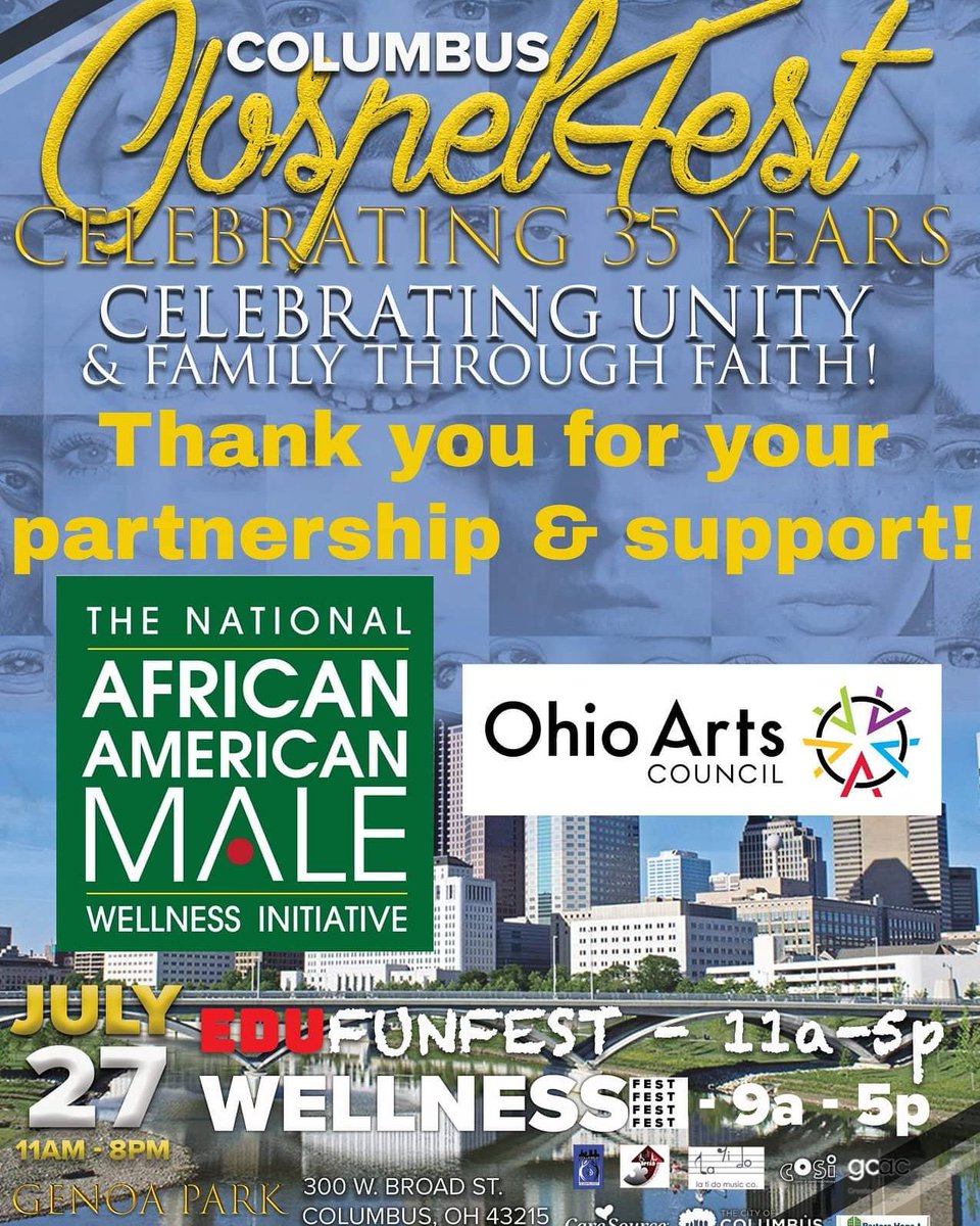 Columbus_GF's tweet photo. Thank you @aawalknation and @OhioArtsCouncil for your continued support over the years.

#CGF35 #CGF19 #unityandfaith #familymatters #womeningospelmusic #templefit https://t.co/44JmJ3zqpf