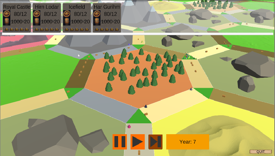 Macimus6's tweet photo. New game feature: Roaming nomads! Are they going to be friend or foe?
#unity #gamedev #madewithunity #solodev #gaming #unity3d #strategy #hexagongame #tabletoplike #gamedevelopment #awesomegame https://t.co/oGUCmNi6RF