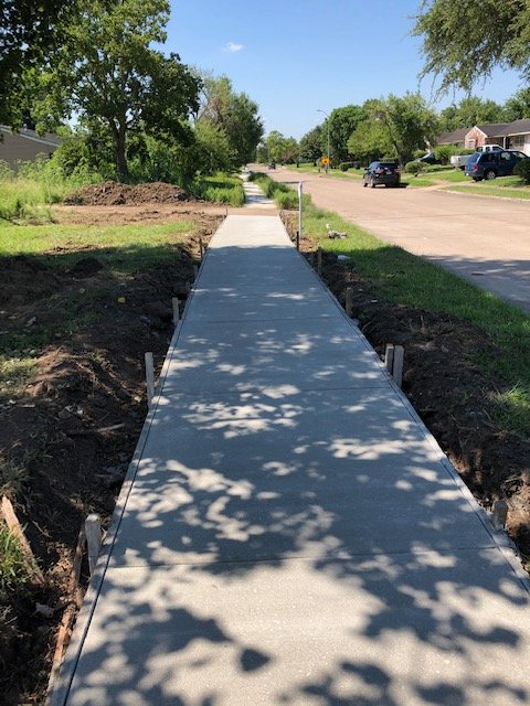 After four months of working with the City’s Legal Department over right of way issues, I am pleased a one hundred foot gap in the sidewalk on Leitrim Way was completed. Now the school children can walk to Woodson Elementary without having to step into the street.