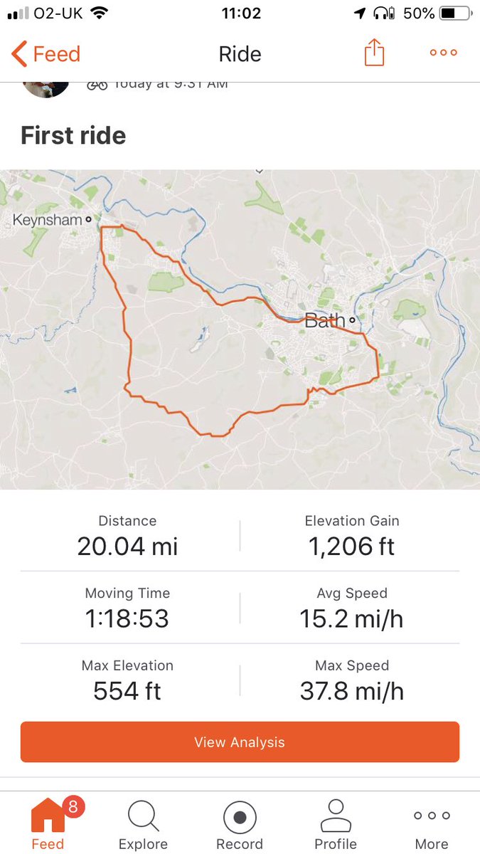 PtBath's tweet photo. Felt good to get back out on a bike today. Nice short ride to get things started. #bathpt #strength #fitness #cycling #bath #scott #roadcycling #cyclist #2wheels #summer #sun https://t.co/t9eBiB7HLI