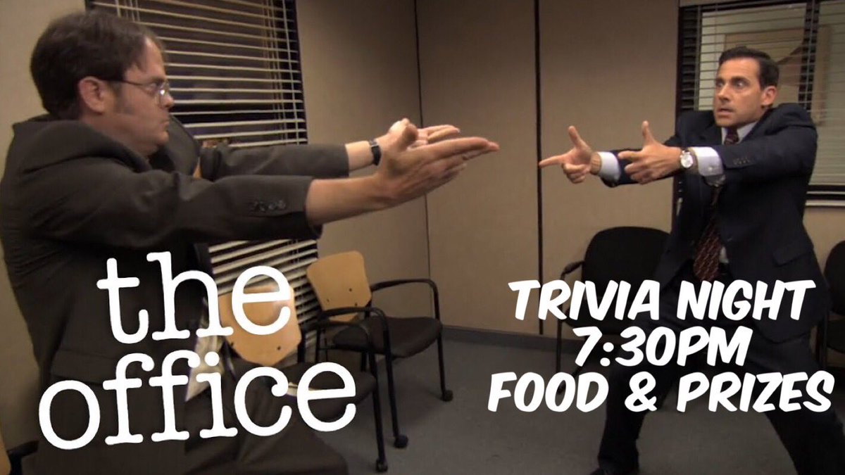 🌟THE OFFICE TRIVIA NIGHT SATURDAY @ 7:30🌟 We are so excited to be hosting our first ever trivia night! Brush up on your Office knowledge, and bring all your friends for a great night filled with beer, food, and prizes!! #nobaaaadbeer #goatislandbrewing #trivianight #theoffice