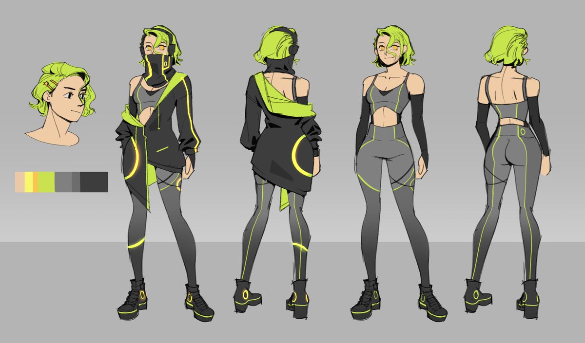 Cyberpunk clothes concept art фото 72