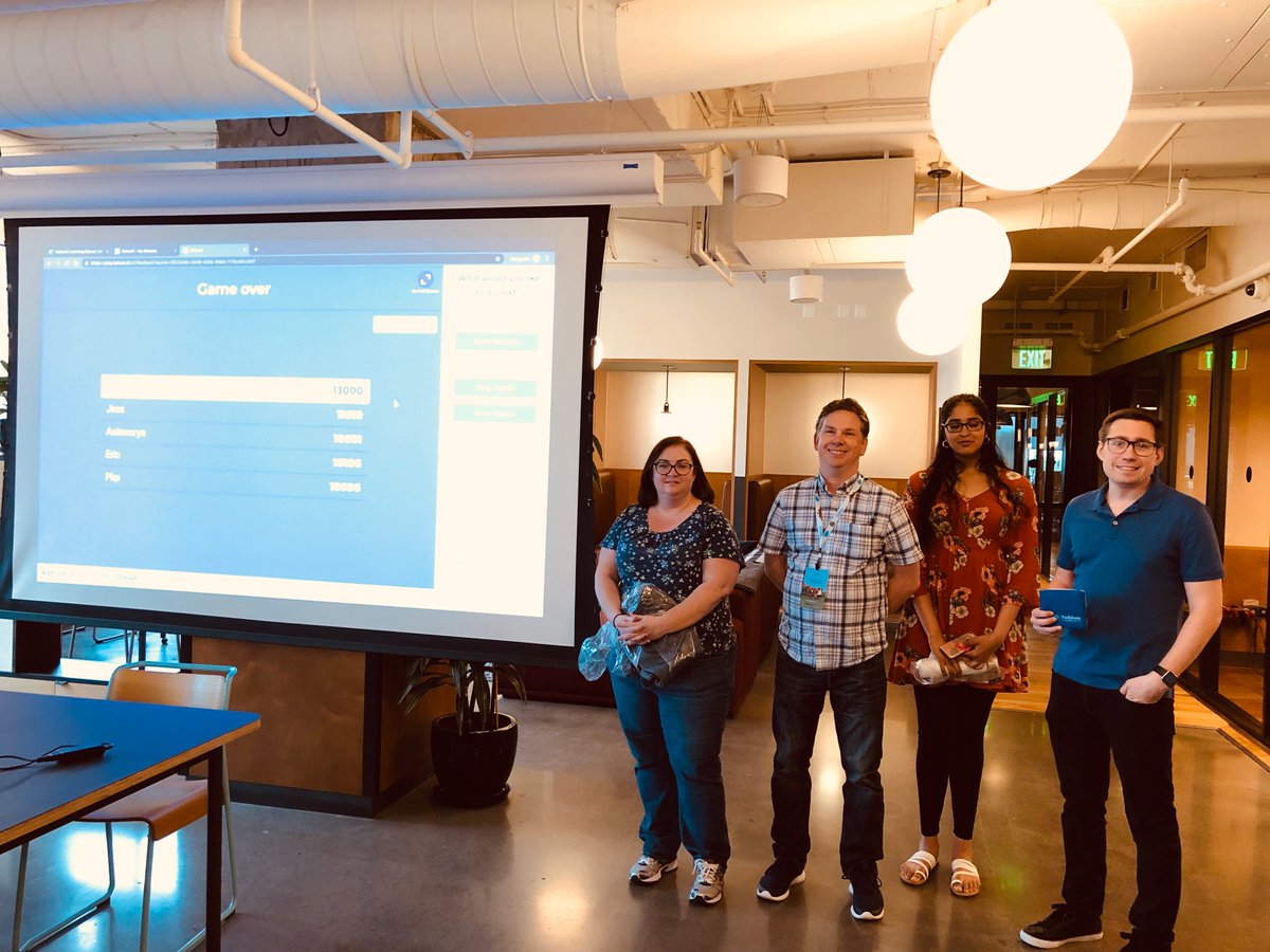 McLeanSFDevs's tweet photo. What an AMAZING turnout yesterday!!! 

Thanks to our STAR speakers @malloryranahan &amp; Hamed Khan, our host @CloudWaveDC and our amazing #Ohana who showed up in such great numbers!

We learned, earned (swags &amp; cert vouchers) and connected! #TDX19GG #TrailblazerCommunity #CodeGoals https://t.co/sFRq7EU2q5
