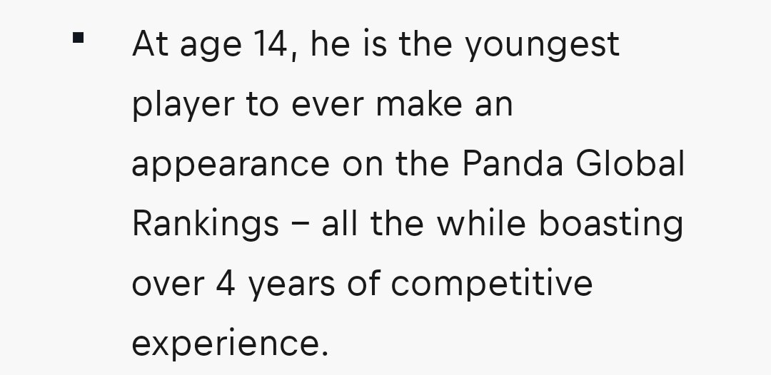 According to @ThePGstats - @Prodigy_Smash is the youngest competitor EVER to be featured on the #PGR 😱