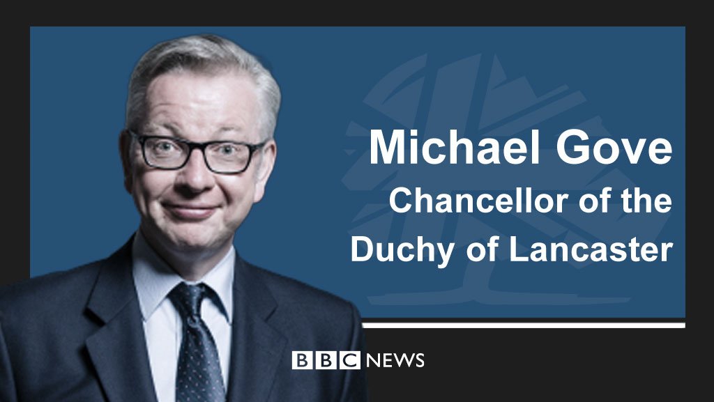 Bbc Politics On Twitter Michael Gove Appointed Chancellor Of The