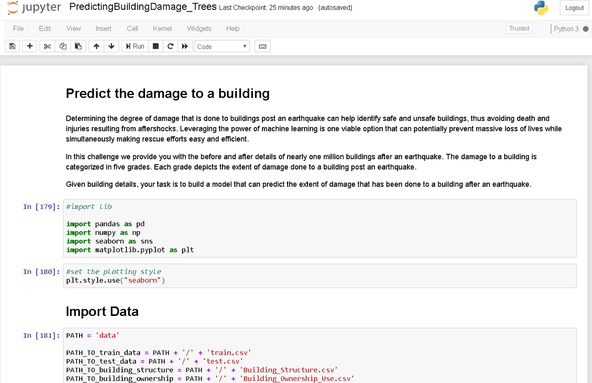Nkumar_n's tweet photo. Day 80: Learned encoder-decoder model for image transliteration &amp; machine translation. Worked on a project "Predict the damage to a building" decision trees and improved its performance using CV. Will release code tomorrow(2hrs)

#100DaysofMLCode #SoDS19 #5khrswork #100DaysOfCode https://t.co/wJggMYbrYy